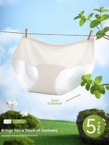JIFANPAUL | Mint Icy Silk Seamless Antibacterial Quick-dry Triangle Pants
