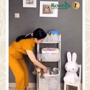 Rovega Laundry Basket Rak Keranjang Baju Kotor RLB 300 Original Rovega