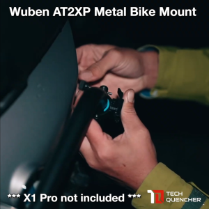 Wuben AT2XP Bike Mount for Wuben X1 Pro - Zinc Alloy Metal Bike Mount - Motorcycle Mount