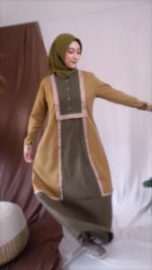 Gamis Muslimah Endomoda Ginela Dress Muslim Fashion