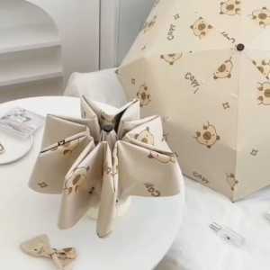 Capybara Automatic Umbrella UV Fashion Foldable Umbrella Windproof Anti UV Sunscreen Folding Sun Umbrella