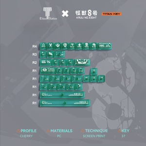 TITANNATION Titan Kingdoms Monster 8 Keycaps Nuclear Power through Magnetic Axis Keyboard Night Demon Bee EV63 MAI from ACE68