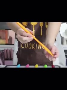 Spatula Silikon Utensil 28 CM Tahan Panas / Sutil Pengaduk Adonan Silikon Tebal Food Grade