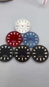 High Quality 28.5mm Green Luminous Watch Dial No Date Fit NH35 NH36 ETA2824 2836 PT5000 Miyota 8215 8205 DG2813 Movement