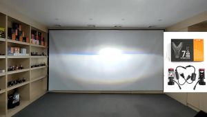 Y7D Lampu LED Mobil & Motor H4 /Biled/ Mini PJECTOR PROJIE Y7D SUPER BRIGHT 50 Watt Dengan Kipas Angin