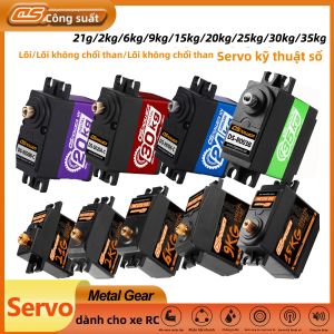 Động Cơ Bánh Răng Kim Loại Không Chổi Than DSpower Dành Cho Xe RC Tỷ Lệ 1/8 1/10 1/14 Servo Kỹ Thuật Số 17g-35kg Thông Số Kỹ Thuật Bền Bỉ Lắp Ráp Chất Lượng Cao