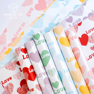 Thickened Waterproof Floral Design Paper for Flower Bouquet Packaging Rose Flower Arrangement Material Artistic Shop Supplies
