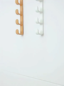 Over The Door Hanger Hook Space-Saving Hook Vertical Rack Plastic Organizer 5 Layers Hook