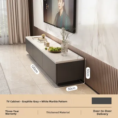 Modern Minimalist Living Room TV Cabinet Home Use Storage Organizer Wall Mounted Small Apartment Size TV Stand Furniture