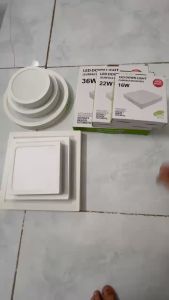 Đèn ỐP TRẦN LED GẮN NỔI 16W 22W 36W - Vuông Tròn - Ánh sáng trắng 6500K - bảo hành 24 tháng