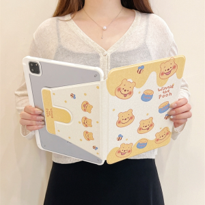 เคสiPadหมุน 360° Gen10 Gen11 Air7  ที่ใส่ปากกา วินนี่เดอะพูห์ case iPad Gen9 Air6 Air5 10.9 Pro11