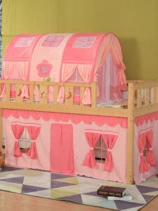 Indoor Play House Tent Cartoon Princess Bed Canopy