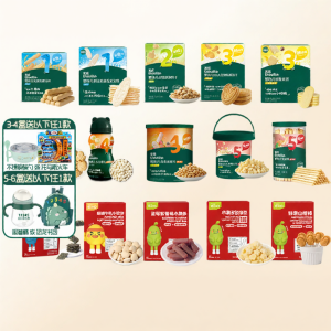 Engnice | Baby Snack Pack Rice Crispies Puffs Teething Biscuits