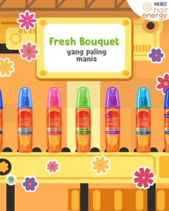 Makarizo Hair Energy Scentsations Hair Fragrance 30ML 100ML | Parfum Rambut Mist Perfume