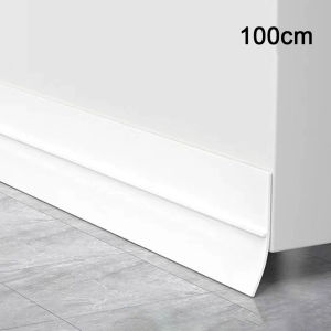 100cm Door Bottom Sealing Strip PVC Self-Adhesive Windshield Weather Strip Anti Collision Dustproof Soundproof Strip