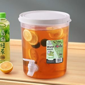 【Local Shipping】Parties Drink Jug with Spigot 3.5L/5L Lemonade Dispenser for Fridge Cold Beverage Kettle Juice Containers for BBQ Picnic Pool Par