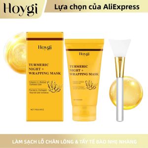 Mặt Nạ Tẩy Da Chết Collagen Nghệ HOYGI 75g Dành Cho Nữ Tẩy Da Nhẹ Nhàng Kiểm Soát Dầu Loại Bỏ Mụn Làm Trắng Làm Sáng Làm Sạch Lỗ Chân Lông
