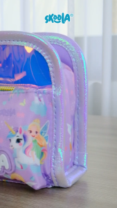 Skoola Tempat Pensil Sekolah Anak Perempuan 3 Lipat Cupcake Unifairy 3D - Keisu