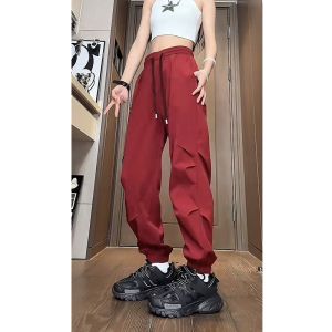 กางเกงทหารร่มสีดำ กางเกงขายาวทรงตรงสำหรับผู้ชาย กางเกงขายาวลำลองฤดูร้อน แห้งเร็ว น้ำหนักเบา ทรงเข้ารูป กางเกงปีนเขา