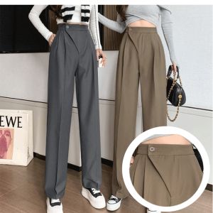 Celana Baggy Pants Wanita Korean Highwaist Casual Lurus Pants 2022