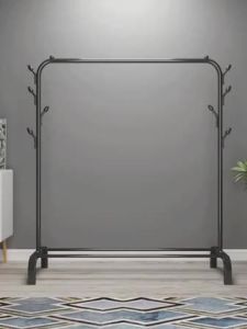 Low price! Double pole tree branch clothes drying rack/sturdy steel structure/cloth storage rack/coat rack