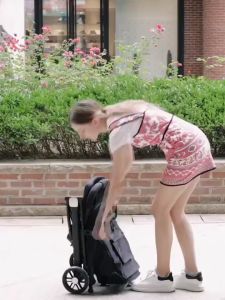 In Stock Ultra-light Baby Stroller Portable One Handed Pram Lying and Seating Carriage for Newborn Travel