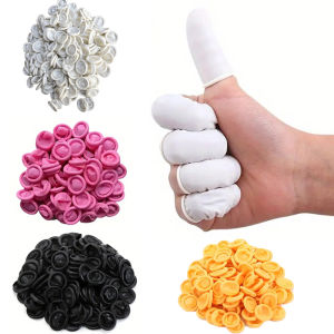 100 Chiếc Dùng Một Lần Cũi Ngón Tay Chống Bụi Chống Trơn Trượt Đa Năng Thoải Mái Đầu Ngón Tay Dụng Cụ Vệ Sinh Nhíp Và Thẩm Mỹ
