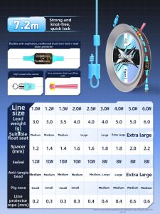 YUZHIYUAN | No Knot Strong Fishing Line Set