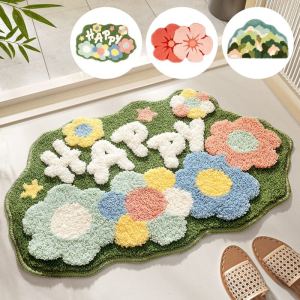 Microfiber Absorbent Floor Mat Door Mat Bathroom Non-slip Absorbent Carpet Bedroom Kitchen Floor Rug
