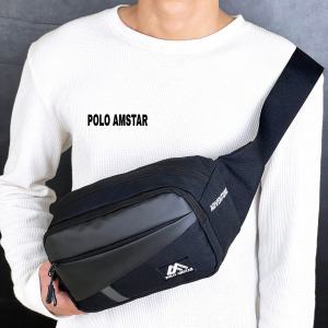 Tas Selempang Pinggang Pria Waistbag Polo Amstar Slingbag Outdoor Distronation 2.0