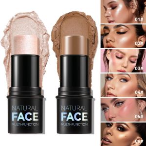 [Charming women]6 Colors Facial Concealer Stick Bronze Highlighter Pen Women Cheek Makeup Tool