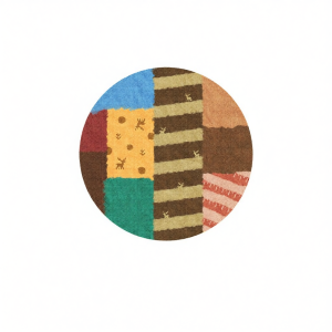 YUNHAOBUYI | Dopamine Style Easy Clean Circular Mat