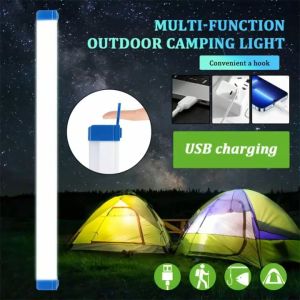 30W/60W/90W LED Emergency Light USB Rechargeable Wireless Multifunction Portable Light for Outdoor Camping Lamp Three-speed Dimming Tube Light