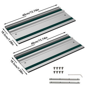 1/2Pc Track Saw Track Guide Rail Aluminum Extruded Guided Rails for Circular Saw Track Straight Cut DIY Woodworking Tools