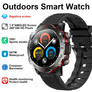 New Smart Watch 300mAh Battery Bluetooth Call Lnformation Reminder Sleep Monitoring Sports Smartwatch 100+Sports Modes Pedometer