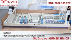 Giường cơ đa năng 5 tay quay HUMED HM-C5