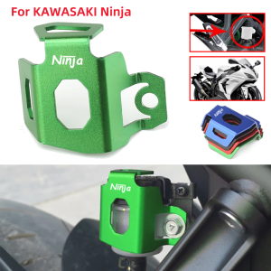 For Kawasaki Ninja400 Ninja650 Ninja 400 250 300 650 Motorcycle Accessories Rear Brake Fluid Reservoir Guard Cover Protector Cap