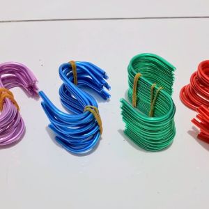 Gantungan S per Lusin Kaitan Hook Letter Warna Warni Besar 9 cm