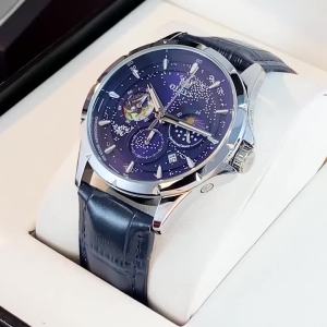 OLEVS | OLEVS 5538 Moon Phase Mens Watches Chronograph Luminous Dial Quartz Watch for Man Waterproof Fashion Genuine Wristwatch