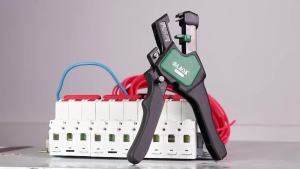 Kìm Đa Năng Công Nghiệp LAOA Dụng Cụ Bóc Dây Tự Động Nhanh Cho Thợ Điện Tích Hợp Chức Năng Bấm Và Cắt Tay Cầm Cong Sk5+ABS