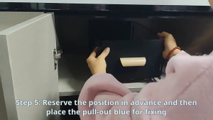 TISAS Pull Out Kitchen Cabinet Condiments Pull Out Rack Pull Out Basket Condiments Racks Kitchen Organizer-2 Sets