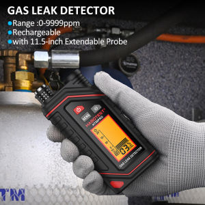 Rechargeable Natural Gas Detector Combustible Gas Leak Detector Locating The Source of Methane Propane Sound and Light Alarm