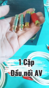 Jack nối AV Hoa sen RCA 2 đầu âm (1 CẶP) - Đầu nối jack AV - Đầu nối AV Hoa sen RCA