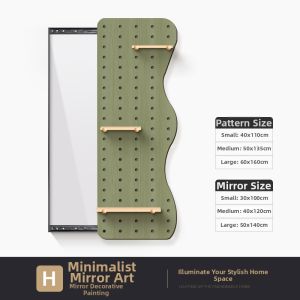 CTYLIGHTZ | Full Length Dressing Hidden Mirror Closet Storage Shelf