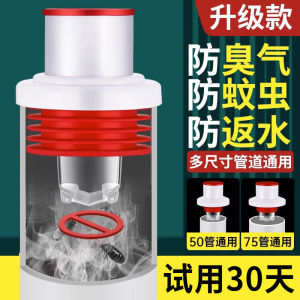 Odor-Proof Drain Plug Sealing Device: Universal Down Pipe Solution