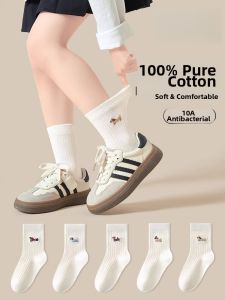 Breathable Cotton Thin Summer Girl Socks