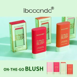 ibcccndc Blush Stick On the Glow Blush on Longlasting Mosturizing Blusher on Cheek Multi-use and Waterproof Face Makeup for All Natural Radiant Glowing and Hydrated Skin