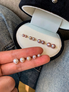 CAFFTI | Hypoallergenic 999 Pure Silver Freshwater Pearl Earrings