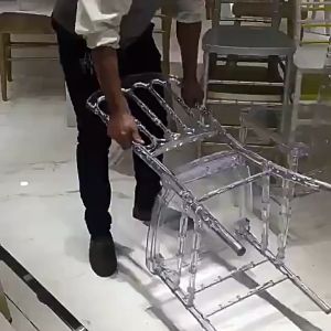 Kursi Makan Acrylic Club Tiffany | Kursi makan | Kursi Wedding Nikahan Club | Kursi Pesta Modern | Tiffany Chair