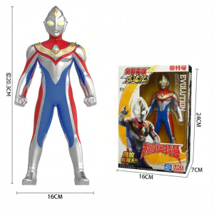 LDCX | Official Tiga Ultraman Soft Vinyl Action Figure For Boys